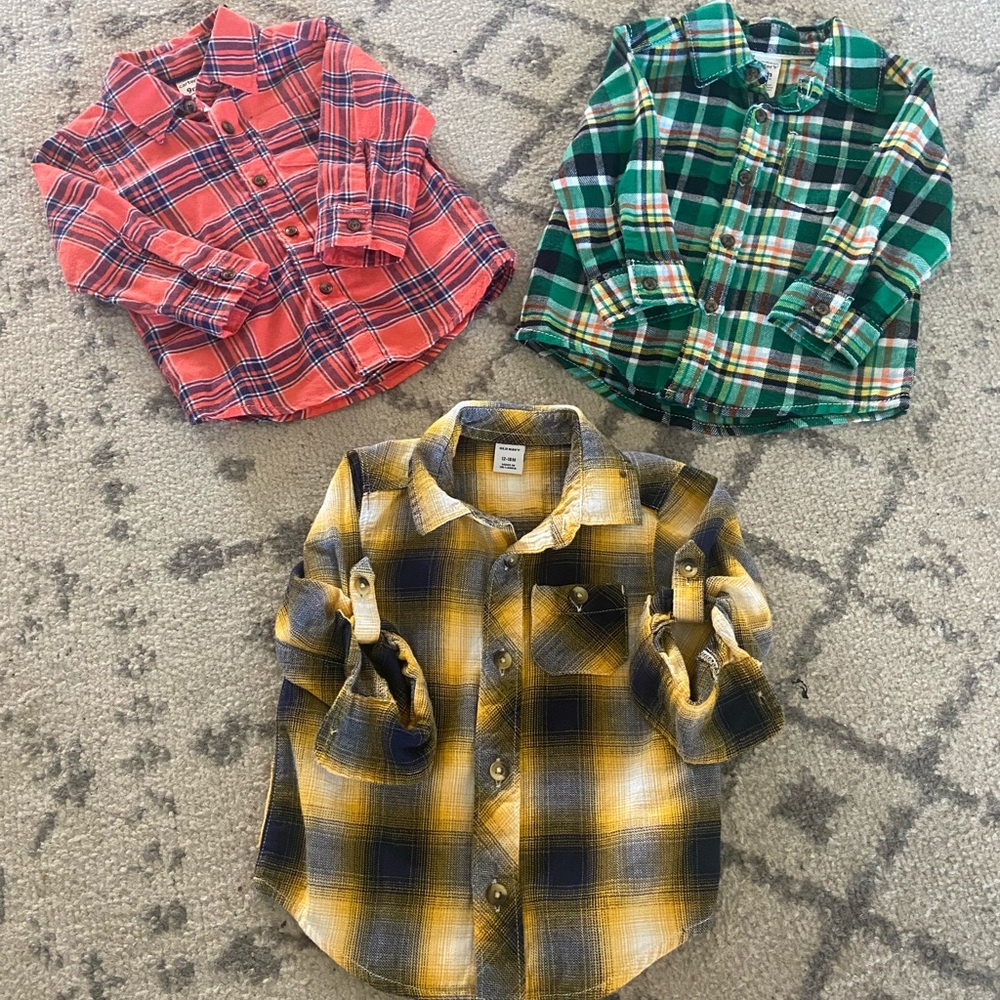 Toddler Boy Flannel Bundle